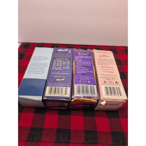 Mixed Lot Pinnacle & Ativa Women’s Golf Balls – 4 Sleeves (12 Balls) Pink Ribbon - Picture 6 of 7